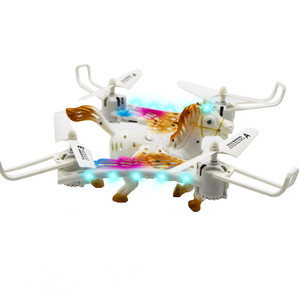 Chất Lượng Cao Điều Khiển Từ Xa 4 Trục 360 Diễn Viên Đóng Thế Hiển Thị <span class=keywords><strong>Unicorn</strong></span> Hình Dạng Máy Bay Quadcopter Với Ánh Sáng - Product Image 3