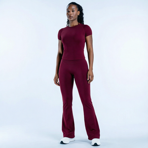 L-03 Nuevo Conjunto de Yoga para Mujer, Conjunto de Pantalones Acampanados para Gimnasio y Fitness, <span class=keywords><strong>Ropa</strong></span> Deportiva para Correr, <span class=keywords><strong>Ropa</strong></span> Deportiva sin Costuras, <span class=keywords><strong>Ropa</strong></span> Deportiva Mujer - Product Image 6
