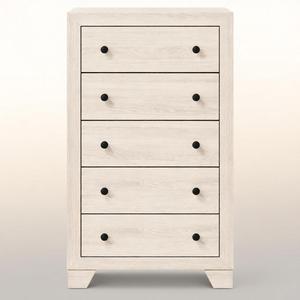 Contemporary Malaysia Manufactured Six <b>Drawer</b> Chest With <b>White</b> Lamination Chest And <b>Bedroom</b> <b>Drawer</b> Chest <b>For</b> Home - Product Image 1