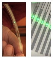 Étiquettes LED RFID UHF à haute efficacité, antenne LED RGB en PET, dimensions personnalisables pour une localisation précise des articles, imprimantes RFID à distance