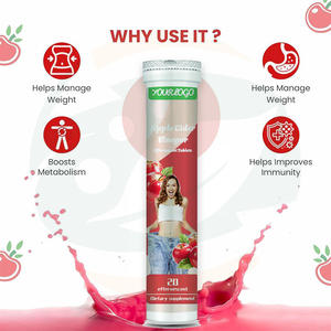 China-Herb Supply - Tabletas Efervescentes de Vinagre de Sidra de Manzana de Alta Calidad para Suplementos Nutricionales - Product Image 2