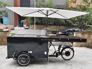 Bicicleta de carga de tres ruedas: Solución de venta móvil para <span class=keywords><strong>perros</strong></span> calientes de café - Product Image 4