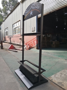 Cửa hàng bán lẻ POS câu cá cực Rod Reel Kim Loại hiển thị đứng Rack cho cửa hàng - Product Image 4