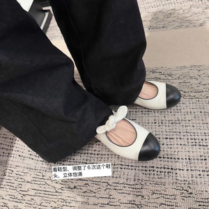 Zapatos Mary Jane de Lujo para <span class=keywords><strong>Mujer</strong></span>, Diseño Coreano con Lazo, Parte Superior de Microfibra, Estilo Joker, Antiedad, Sin Cordones - Product Image 4