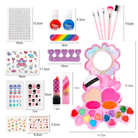 Ensemble de jouets cosmétiques et bijoux Border Play House pour filles, kit d'autocollants pour ongles de rêve, emballage en boîte, fabricant direct