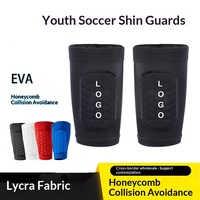 Protège-tibias de football antichoc en nid d'abeille pour enfants et adultes, pour l'entraînement, la course et le cyclisme, avec coussinets de protection en Spandex élastique, protection intégrale