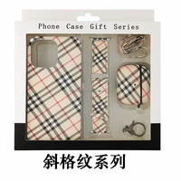 Fundas de Teléfono Personalizadas Weview de Cuero, Impermeables y Resistentes a Golpes, Serie de Regalo para 12/13/14/15 Pro Max con Correa de Reloj