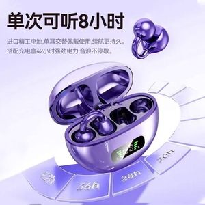Écouteurs à conduction osseuse Sangyinge Bluetooth 5.4 avec contrôle tactile, écouteurs sans fil sportifs pour la course à pied et l'usage quotidien - Product Image 3