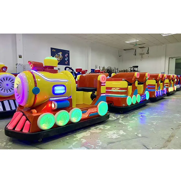와이마르 야외 놀이 도구 시판의 전동 전동 열차 탑승