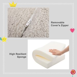 Meubles de chambre d'enfants canapé <span class=keywords><strong>pliable</strong></span> en mousse canapé rabattable en mousse moelleux et doux pour bébé nuage canapé-lit en peluche pour tout-petit chaise pour enfants - Product Image 6