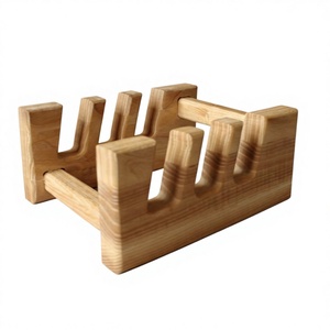 Tabla de cortar de cocina redonda de madera de acacia de veta final con asa y ranura para jugos, sostenible, apta para lavavajillas, bloque para cortar carne - Product Image 1