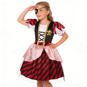Disfraz de Pirata para Fiesta de Cosplay, Disfraz de Capitán de TV y Cine, Disfraz de Bucanero para Halloween, para Niñas - Product Image 6
