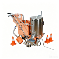 Machine de traçage de lignes de parking haute précision pour la peinture des parkings en asphalte