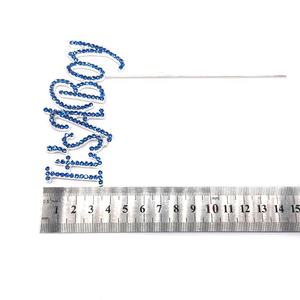 Baby Shower bomboniere centrotavola decorazione strass blu <span class=keywords><strong>è</strong></span> un Cake Topper ragazzo - Product Image 2