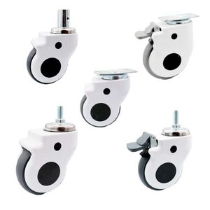 American Style 5-Inch Swivel Medical <strong>Caster</strong> Wheels Universal Silent Castors Medical Equipment Packaging <strong>Plastic</strong> <strong>75mm</strong> Axle No - Product Image 1