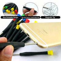 Kit d'outils de réparation électronique 40 pièces : tournevis de précision, levier de démontage, ventouse, broche SIM, outils d'ouverture de téléphone portable
