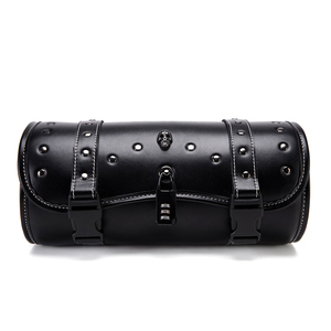 Nouveau sac de moto en cuir PU style punk rétro, antivol et étanche, pour la conduite en extérieur et les véhicules électriques, transfrontalier - Product Image 2