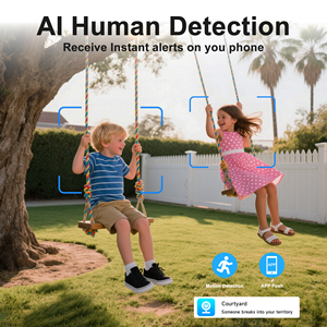 Camera năng lượng mặt trời 3K không dây Zoom 10x 7.5 W bảng điều khiển năng lượng mặt trời 8000mAh Cảnh báo pin ngày đêm 100% CMOS màu thật cho tầm nhìn ban đêm - Product Image 5