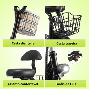 Trottinette Électrique Enfant Jl005 (Entrepôt Brésil) 350W 18KM/H Autonomie 10KM Charge 80KG Modèle Jeunesse avec Siège Pneus Pleins 8 Pouces - Product Image 4