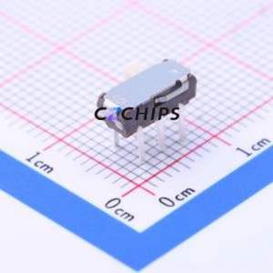 SSSS223200 Slide Switch Through hole Component (THT) Switch Double Pole Double Throw Rectangle Pin Header PC Pin 5.5mm - Product Image 1