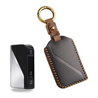 Étui à clés compatible avec Lynk & Co 06 2024, Lynk & Co 01 Véhicule à énergie nouvelle, 05 Voiture, 09 Étui à cartes haut de gamme avec boucle