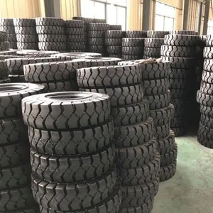 Forklift Parts Cushion Solid Rubber Tires Airless Industrial Tires Off Road Engineering Forklift Tires 16x5x10.5 7.00 12 600 9