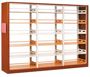 Heavy Duty Single Side Iron Storage Modern <b>Bookcase</b> 6-Shelf Metal Adjustable Height Freestanding Home Office Furniture - Product Image 3