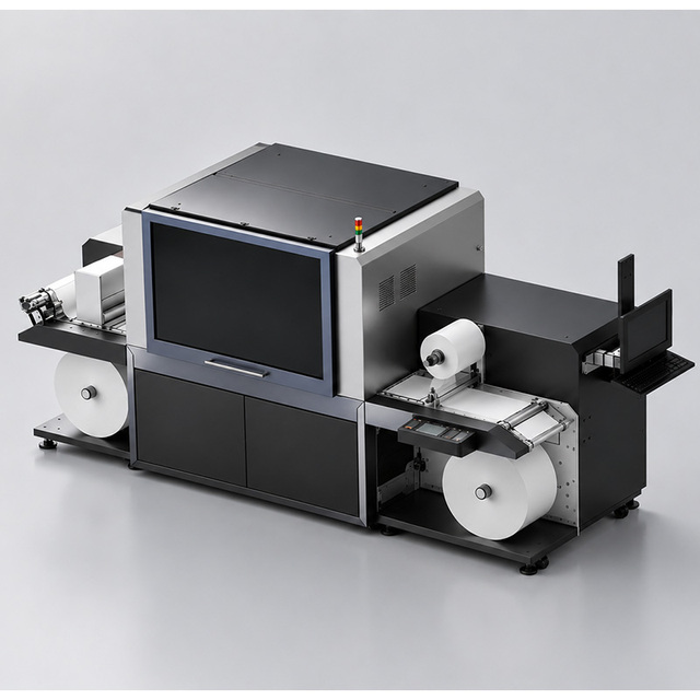 2400 DPI Automatic New Industrial UV Inkjet Label Printer | 100m/min Roll-to-Roll Variable Data Printing Machine 1 Year Warranty