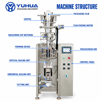 Machine d'emballage automatique de sachets à coins arrondis pour granulés de probiotiques, granulés à base de plantes et sachets de glucose
