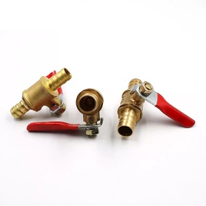 6mm-12mm <span class=keywords><strong>hose</strong></span> barb Inline Brass nước dầu Air gas nhiên liệu dòng ngắt van bi phụ kiện đường ống khí nén kết nối điều khiển - Product Image 5