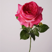 Rose artificielle PPS de haute qualité, toucher réel, moderne et réaliste en latex pour la décoration de la maison et des tables de mariage