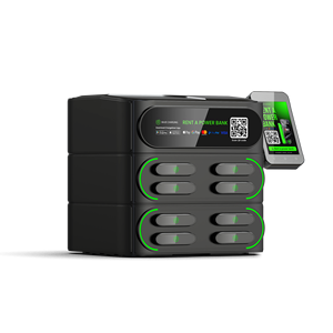 Directo de fábrica, 8 ranuras apilables <span class=keywords><strong>para</strong></span> PAX A5000 Bajie, casillero de carga, Banco de energía de carga de teléfono compartido, máquina expendedora Mieten - Product Image 2