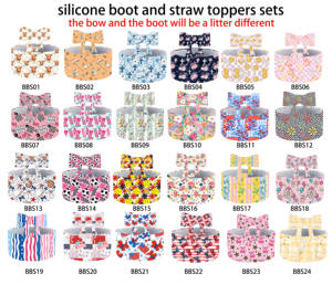 SYBBeads CE Certified Free Custom Printed Silicone Boots Tumblers Compatible 12-40oz Water Bottle Printing <strong>Drinkware</strong> <strong>Accessories</strong> - Product Image 2