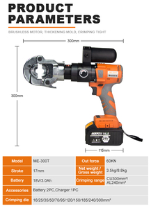 Fabriek Directe Verkoop Elektrische Krimpgereedschap Kabel Cutter En Crimper Voor Kabel En Batterij Draagbare - Product Image 3