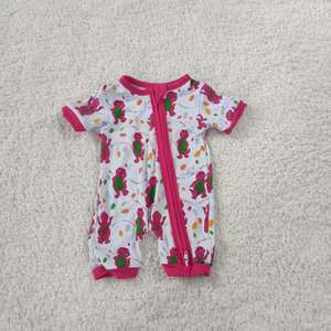 Nuevos Productos de Ropa de Bambú al por Mayor, Pantalones Cortos de Bambú Personalizados para Bebés, Pijama de Bambú de Verano con Cierre Bidireccional para Unisex - Product Image 4