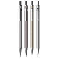 Venta al por mayor barato Metal Oficina escuela papelería dibujo automático 0,5/0,7mm prensa lápiz mecánico 0,5 con logotipo