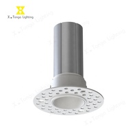Multil Réflecteur Couleur Petite Lampe Mini LED Spot Rond Trimless Aluminium COB LED Spotlight