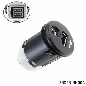 อินเทอร์เฟซยูเอสบีสำหรับรถยนต์นิสสัน เอ็กซ์เทรล พอร์ตเสียง AUX รุ่น 28023BH00A ที่ชาร์จในแผงหน้าปัด ติดตั้งง่าย วัสดุพลาสติก มาตรฐาน - Product Image 4