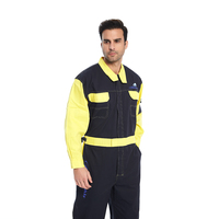 Combinaison multi-poches à manches longues Vêtements de travail Patchwork Twill Action Back Coverall Durable Plumber Mechanic Worker Uniform