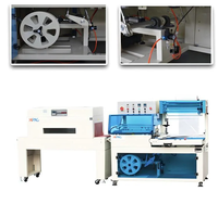 Hipac électrique L-Bar scellant Machine automatique en forme de L étui feuille rétractable Tunnel emballage pour boissons produits chimiques canettes sacs