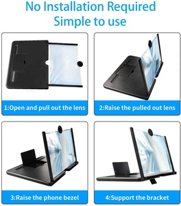 Amplificador de Pantalla Portátil Avanzado Anti-radiación para Teléfonos Inteligentes y Tabletas - Uso en Escritorio, Alta Definición para Películas y Juegos - Product Image 3