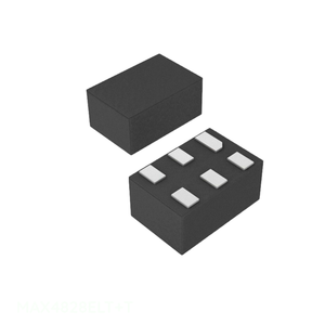ชิ้นส่วนอิเล็กทรอนิกส์ 6 WFDFN MAX4828ELT+T ชิปจัดการพลังงาน (PMIC) ของแท้ บริการครบวงจร - Product Image 1