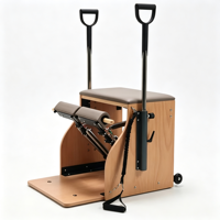 Chaise Wunda de Pilates en bois de hêtre, équipement de fitness professionnel pour Pilates, poignées de résistance, entraînement de rééducation du tronc en studio