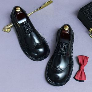 Chaussures en cuir décontractées pour hommes personnalisées, mocassins élégants, chaussures habillées confortables et douces, chaussures de mariage de créateur - Product Image 4