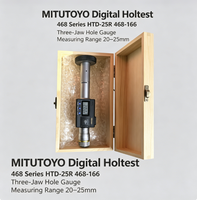 MITUTOYO Serie 468 Holtest Digitalizado (Calibrador de Orificios de Tres Mordazas) -25R 468-166 Japón Rango de Medición 20~25mm