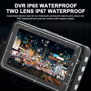 Navegación GPS con pantalla táctil HD IPS de <span class=keywords><strong>3</strong></span> pulgadas para motocicletas compatible con CARPLAY inalámbrico/Android con función de grabadora de conducción automática - Product Image 2