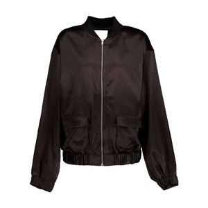 Veste en satin personnalisée de qualité supérieure, best-seller, avec logo sur mesure, pour hommes – Veste en satin sur mesure, best-seller - Product Image 1