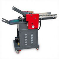 Machine à plier le papier pour livres, format A4 A3, robuste, entièrement automatique, haute vitesse, avec 2 plateaux de pliage