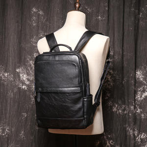 Handmade retro mini-sized cowhide <b>key</b> pouch with zipper, coin pocket, large capacity waist pendant - Product Image 4