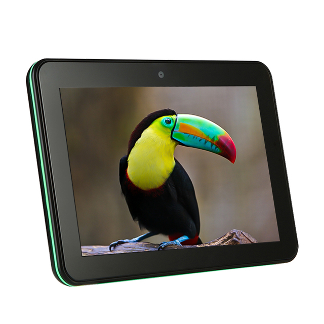 POE 10 Inch RK3566 Android 11/13 Touch Tablet Four Sides Surround LED Light Bar Wifi RJ45 Tablet PC With Wall Mounted Bracket